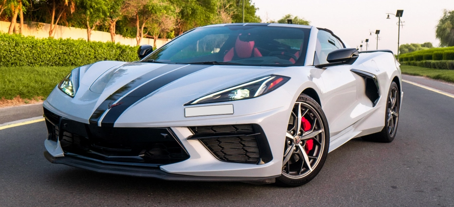 Detail Picture Chevrolet Corvette C8 Stingray Convertible 2022 - Rent in Dubai