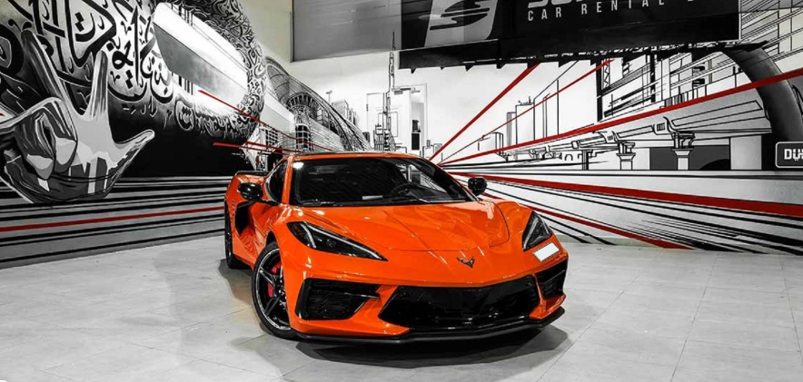Detail Picture Chevrolet Corvette C8 Stingray Convertible 2022 - Rent in Dubai