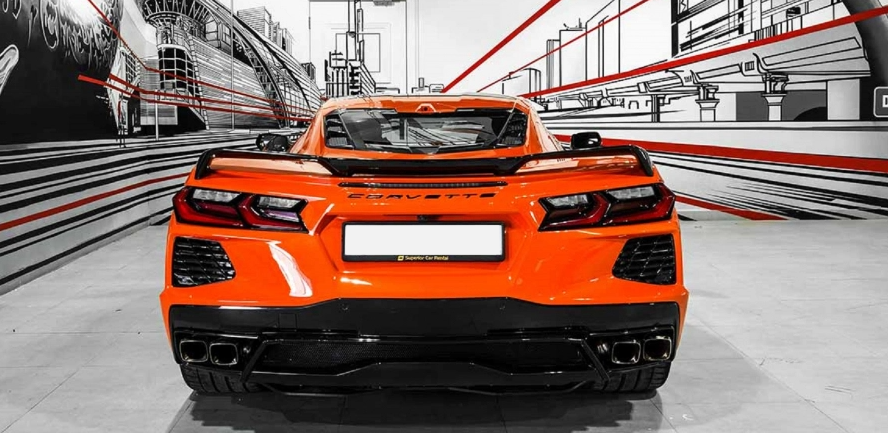 Detail Picture Chevrolet Corvette C8 Stingray Convertible 2022 - Rent in Dubai